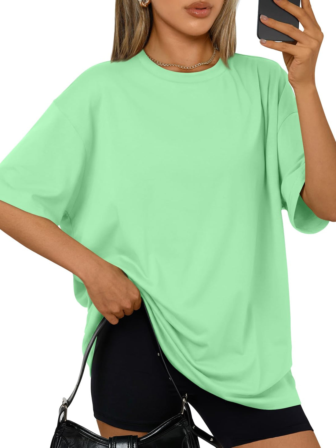 Trendy Queen Womens Oversized T-Shirts Short Sleeves Workout Tops | Casual Summer Gym Tees Plus Size Fashion Clothes 2026 WEBE CLOTHING