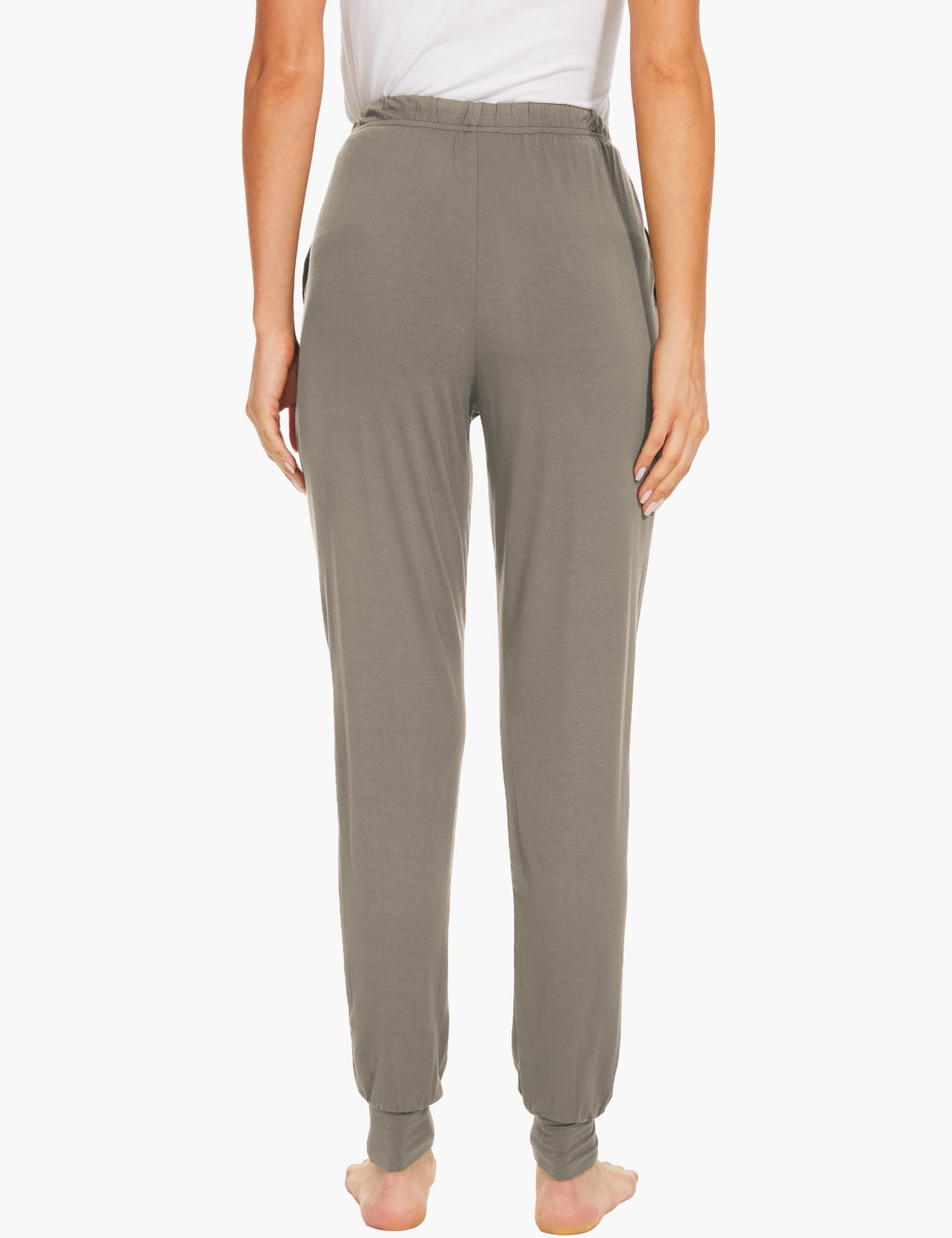 GYS Women's Pajama Pants - Viscose Made from Bamboo, Joggers Pants with Pockets Comfy Lounge Sleep Pants Pj Bottoms