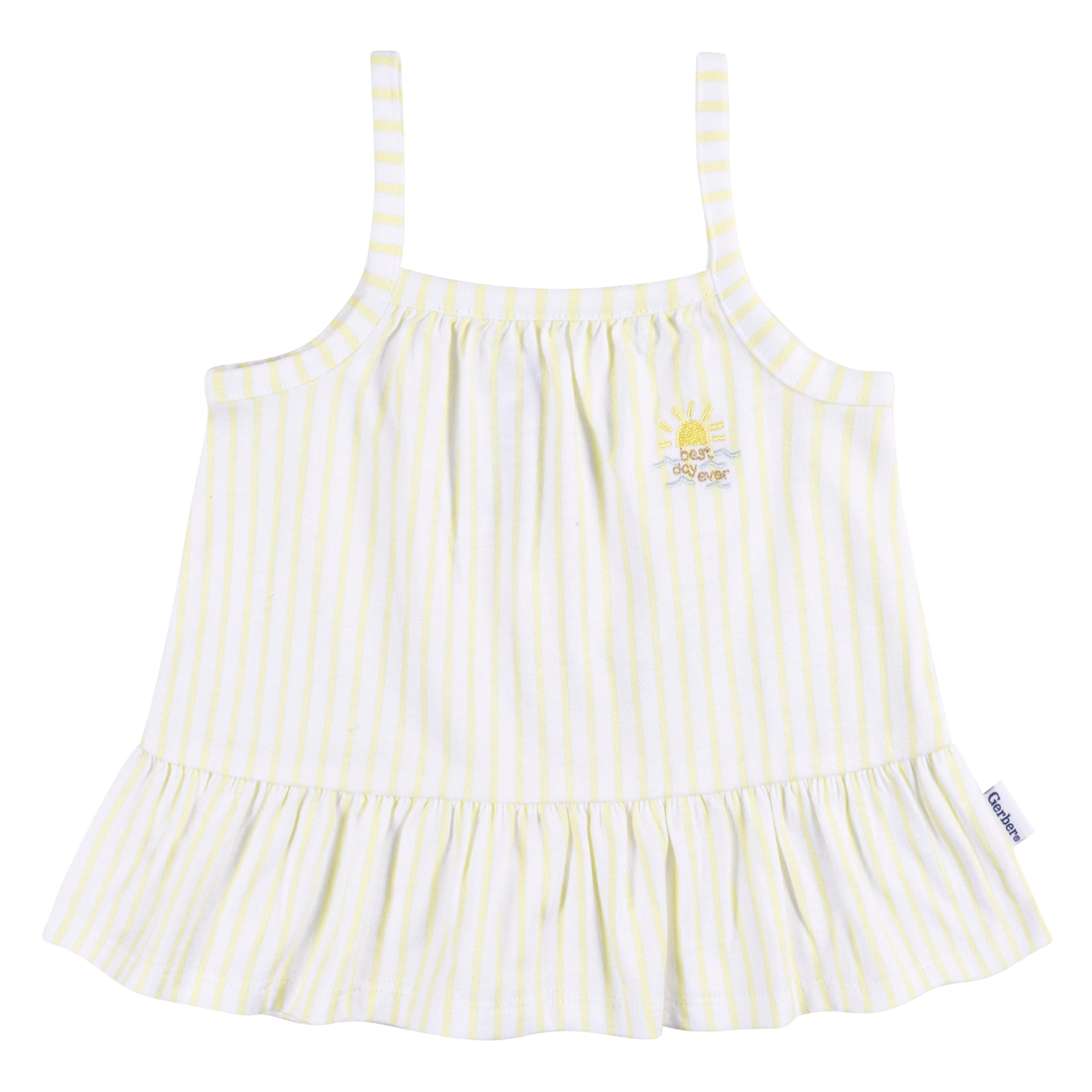 Gerber Baby Girls' Sleeveless Tunic Top and Diaper Cover Set WEBE CLOTHING