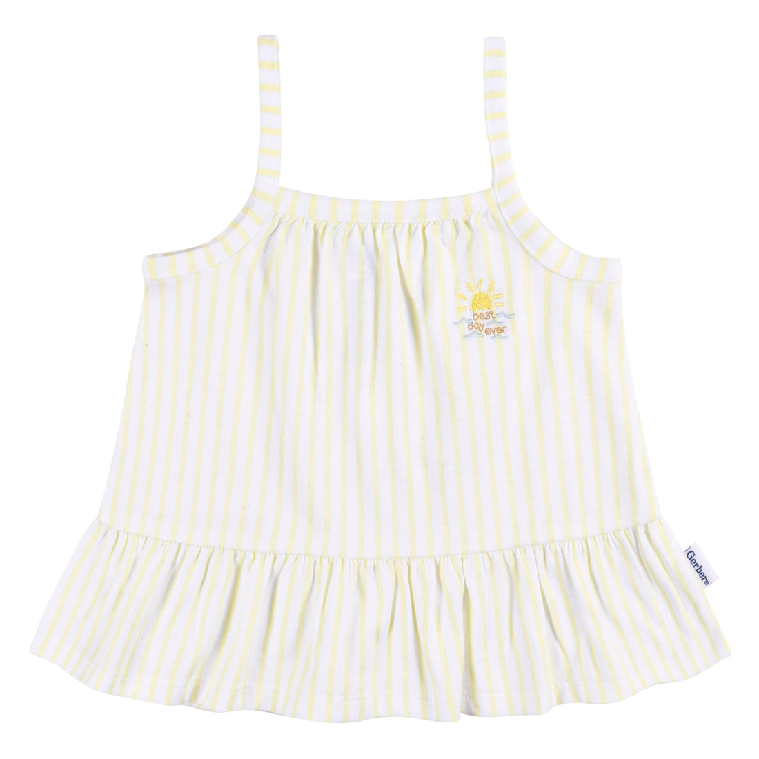 Gerber Baby Girls' Sleeveless Tunic Top and Diaper Cover Set WEBE CLOTHING