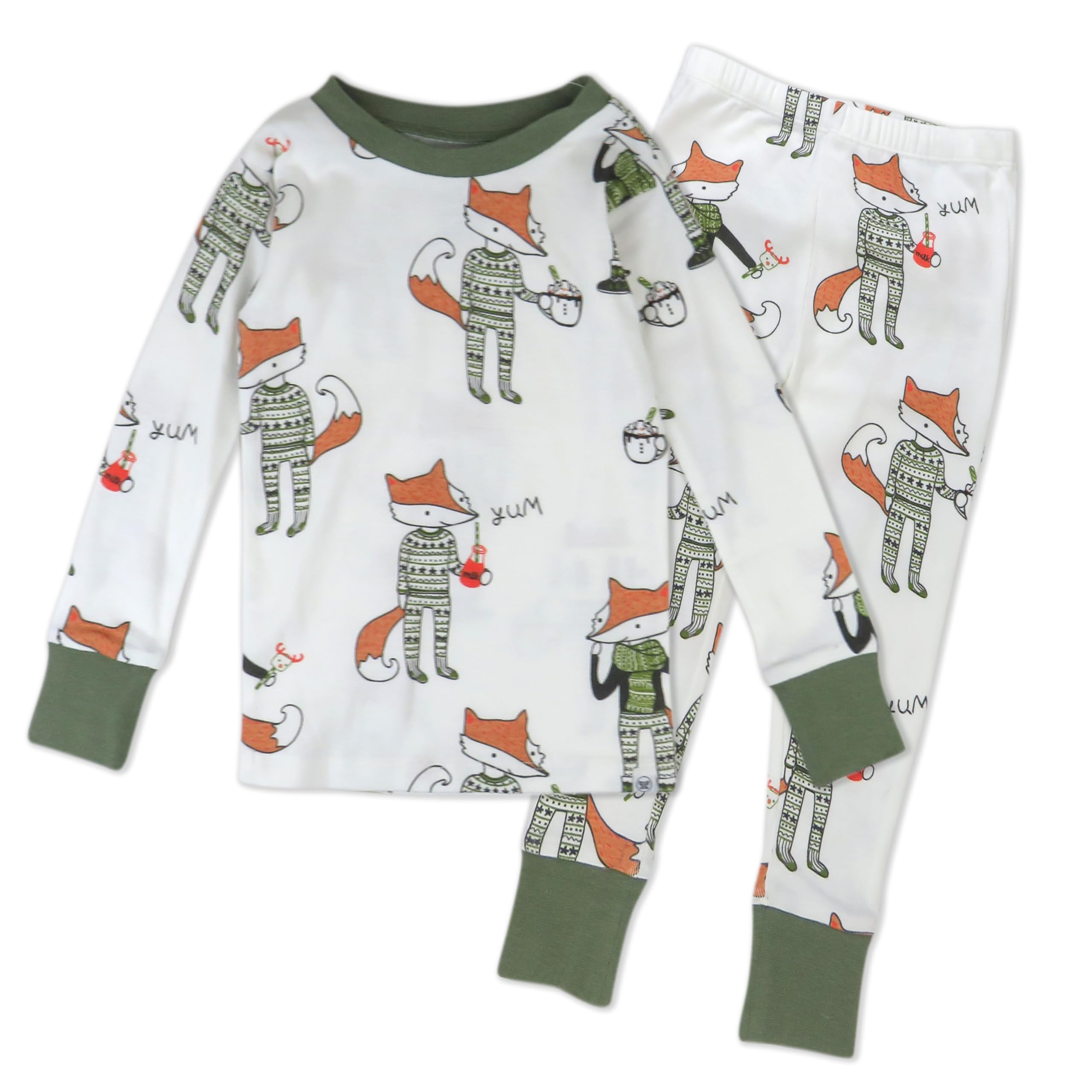 HonestBaby Family Matching Holiday Pajamas 100% Organic Cotton for Men, Women, Kids, Toddlers, Baby Boys, Girls, Unisex, Pets