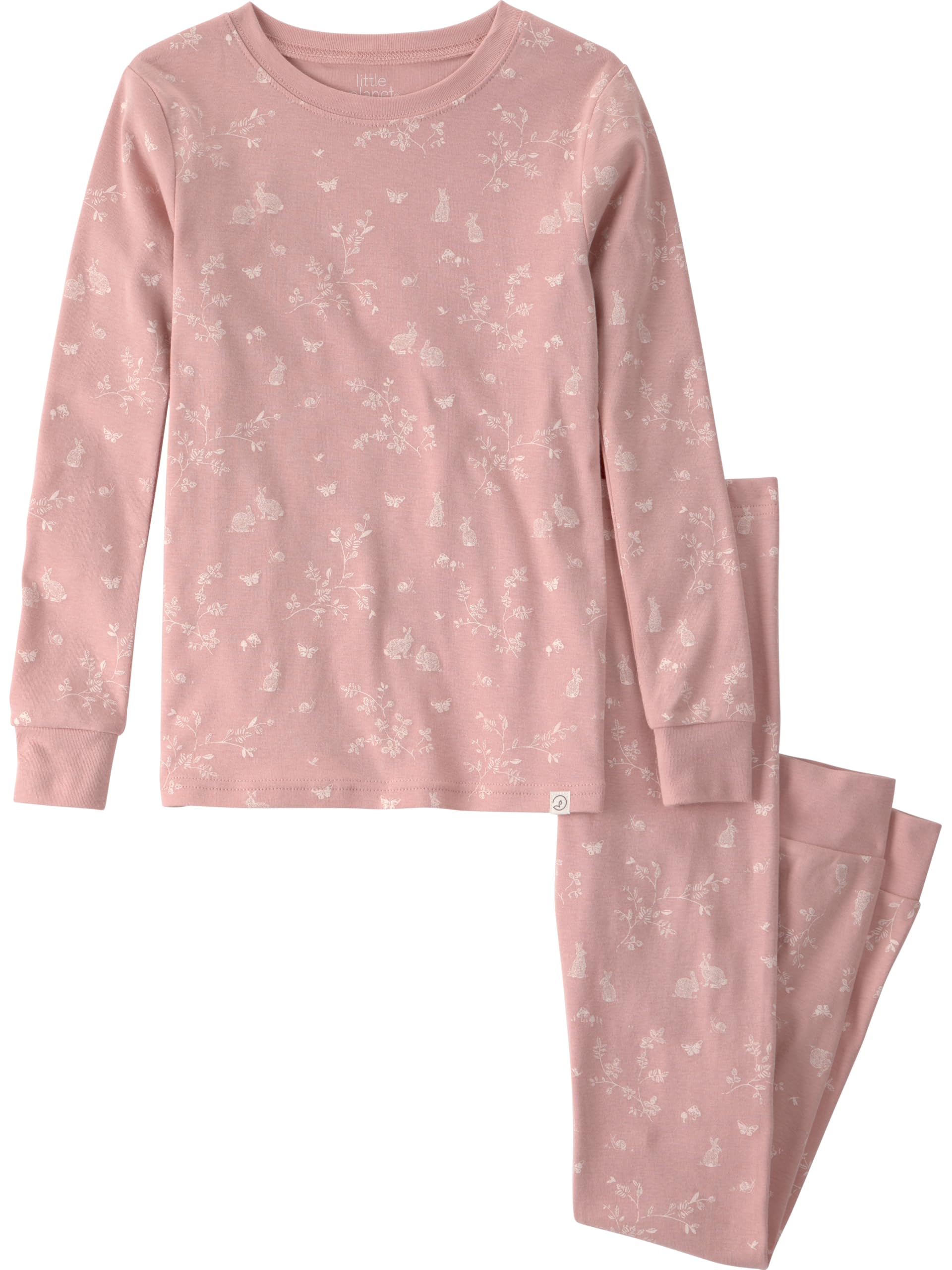 little planet by carter's Baby Girls' 2-piece Pajamas Made With Organic Cotton