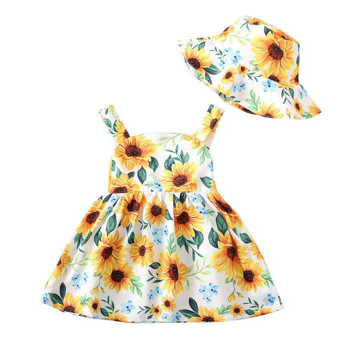 Newborn Infant Baby Girl Dress Toddler Girl Clothes Halter Backless Sleeveless Flower Sundress Summer Dresses for Girl WEBE CLOTHING