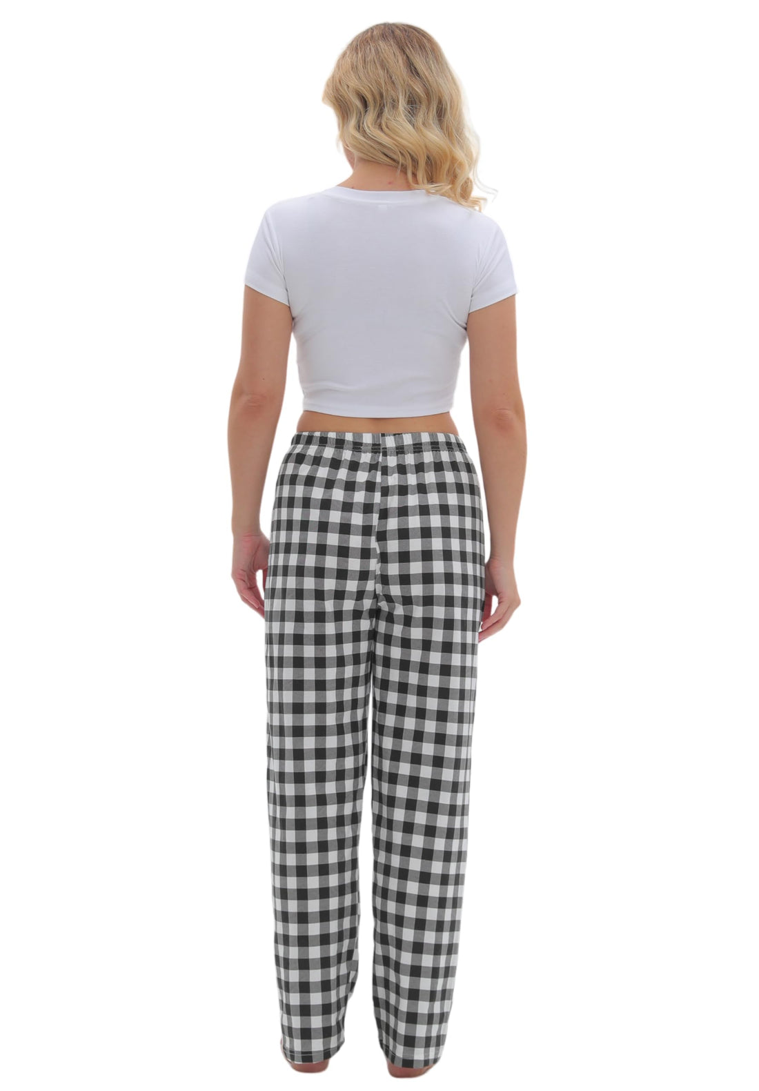 SAMGU Women's Pajama Pants, Soft Cotton Sleep Lounge Pants, Comfy Homewear pjs, Elatic Waist Pajama Bottom Pants for Women