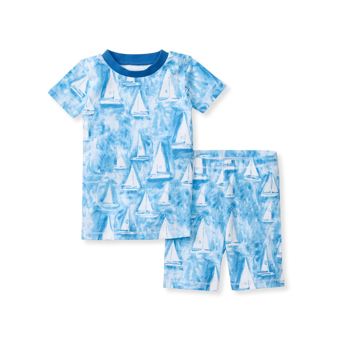 Burt's Bees Baby Unisex Cotton Pajamas, 2-Piece Short Sleeve Tee & Shorts