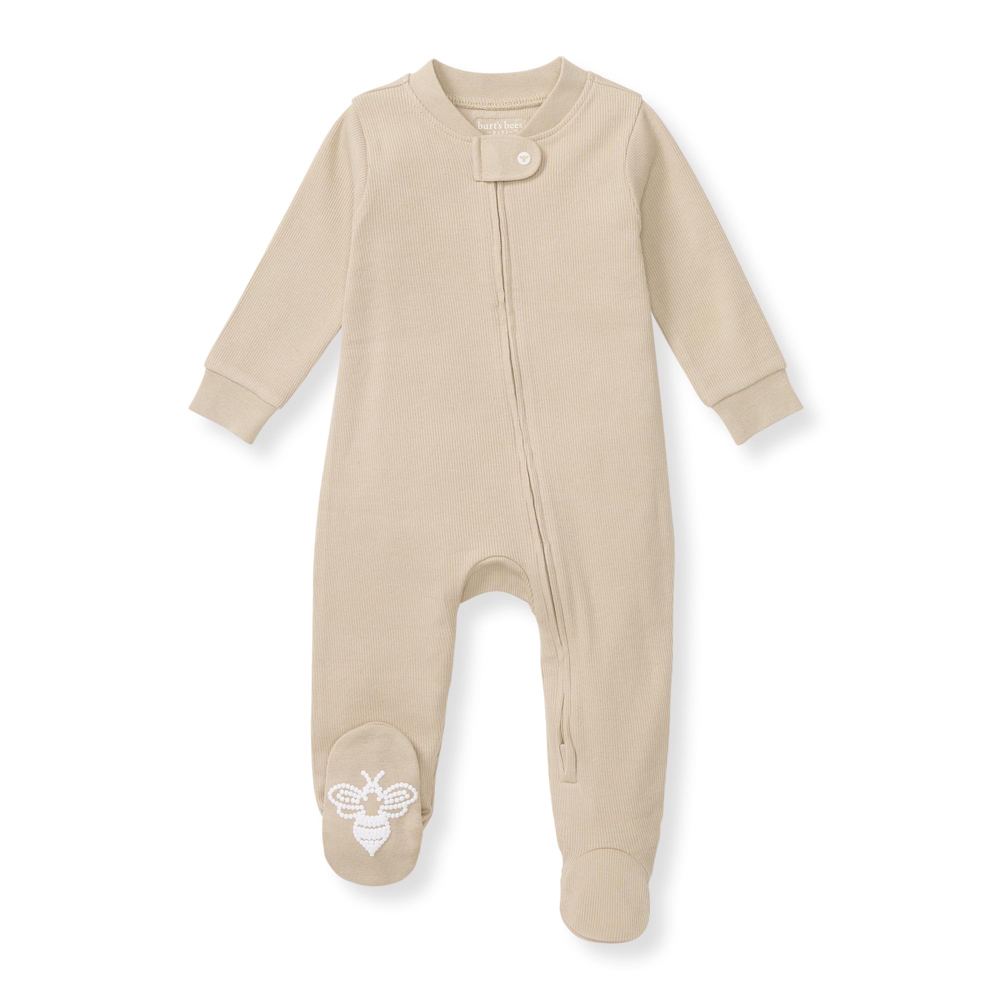 Burt's Bees Baby Organic Cotton Sleep and Play Footed Pajamas for Boys