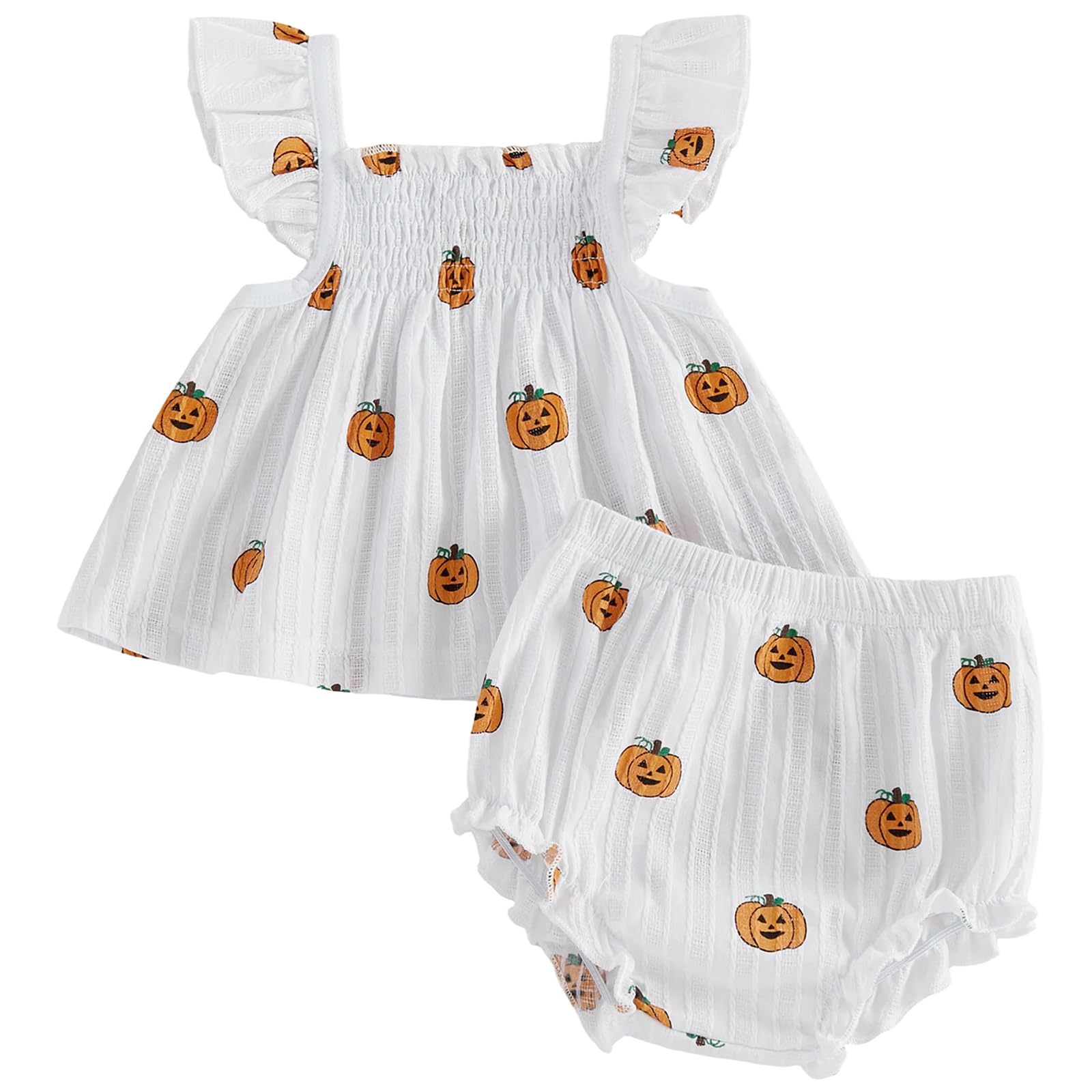 Mubineo Baby Girl Summer Clothes Cute Ruffle Tops Dress Shorts Outfits Set Infant Toddler Shirt Bloomers Princess Outfit WEBE CLOTHING
