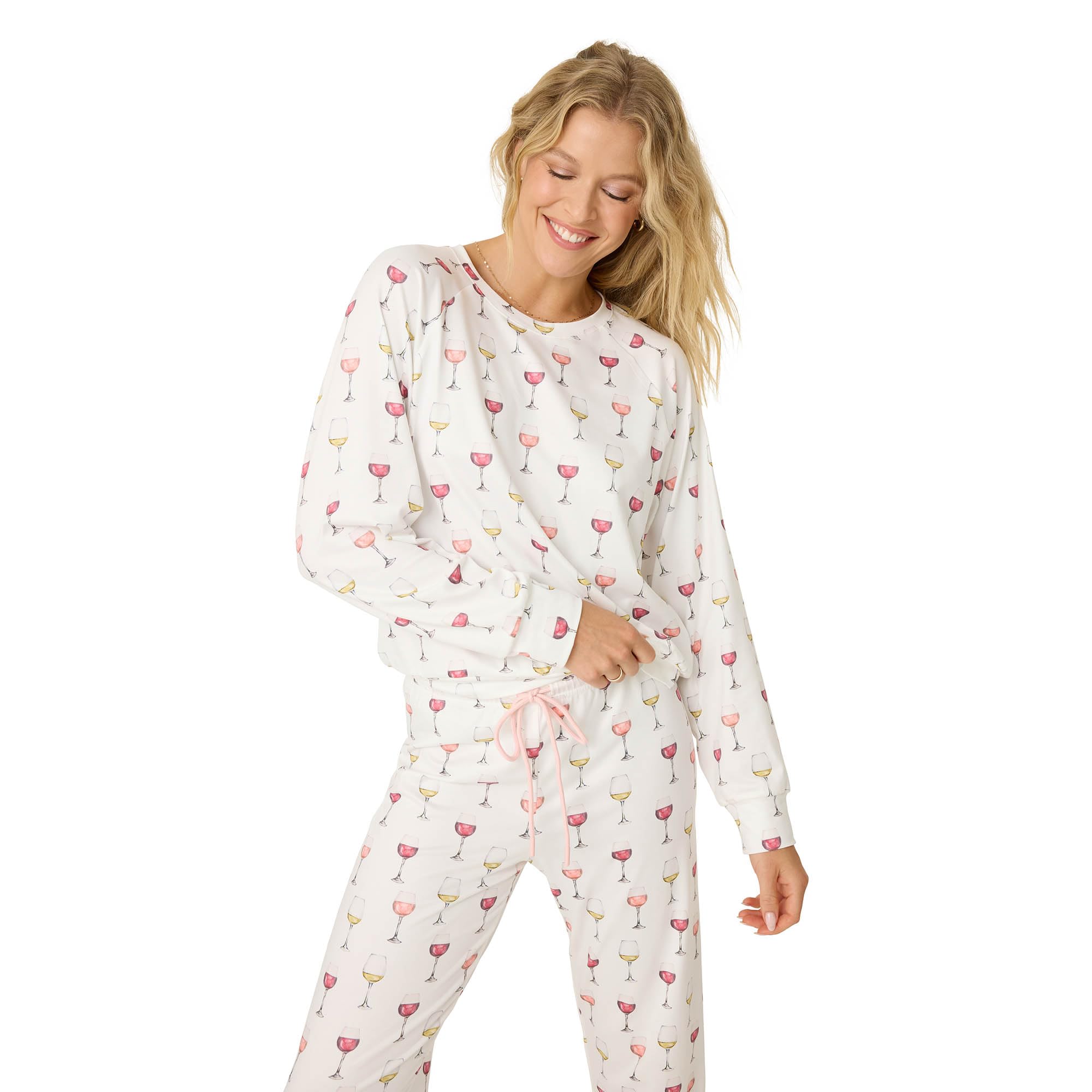 PJ Salvage Women's [Amazon Exclusive] Cloud Jersey Jogger Pajama 2-piece Pj Set