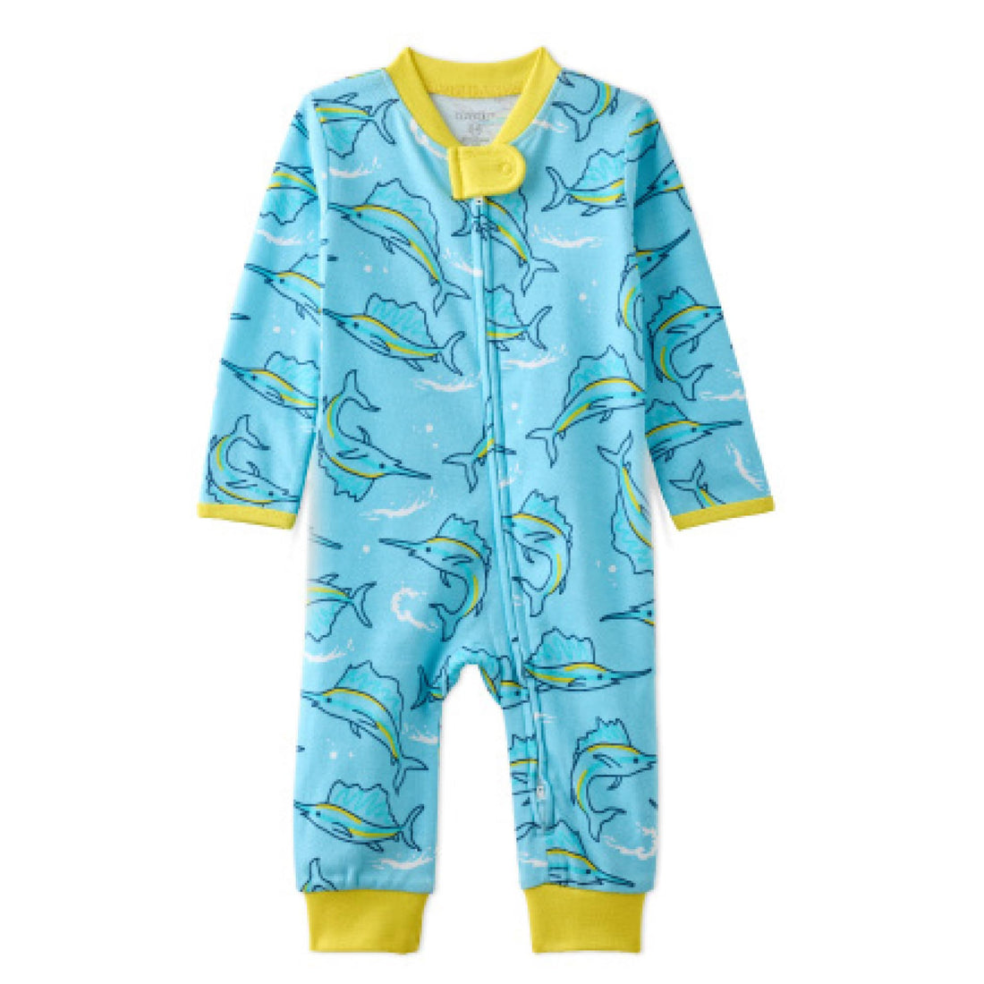 Butterblu Shadow Sleep & Play Baby Pajamas 100% Organic Cotton Two Way Zipper Sleeper Pajamas for Baby Boys & Girls