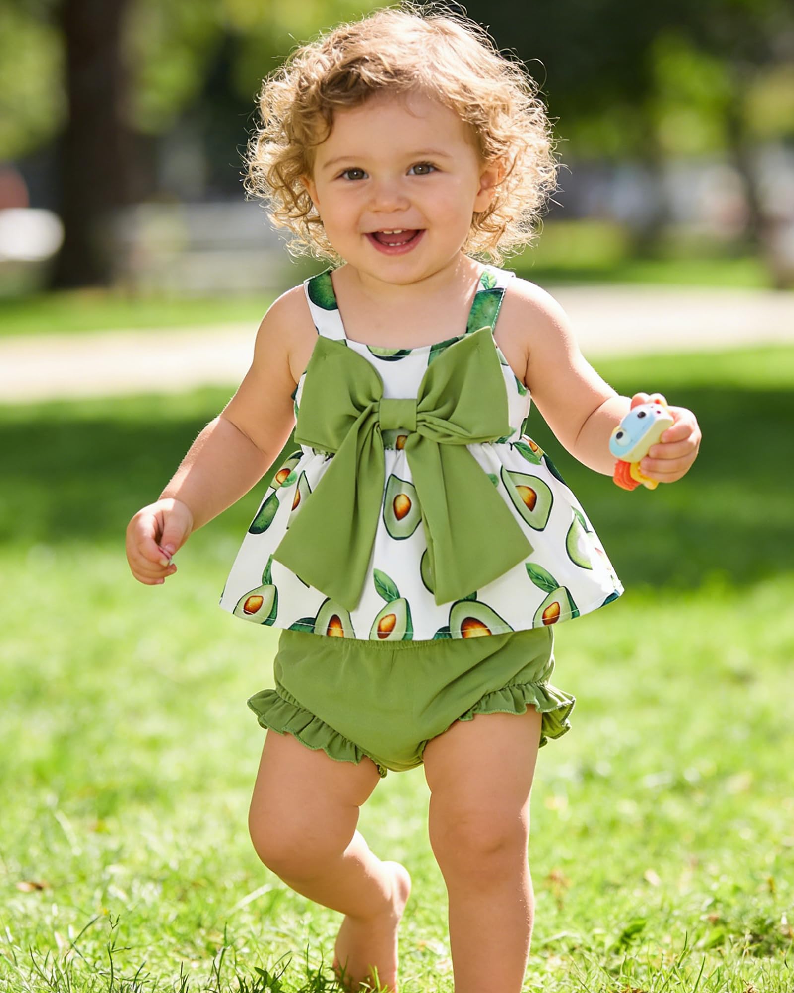 Newborn Baby Girl Clothes Summer Outfits Infant Ruffle Sleeveless Cute Bow Tank Tops 3 6 12 18 Months WEBE CLOTHING