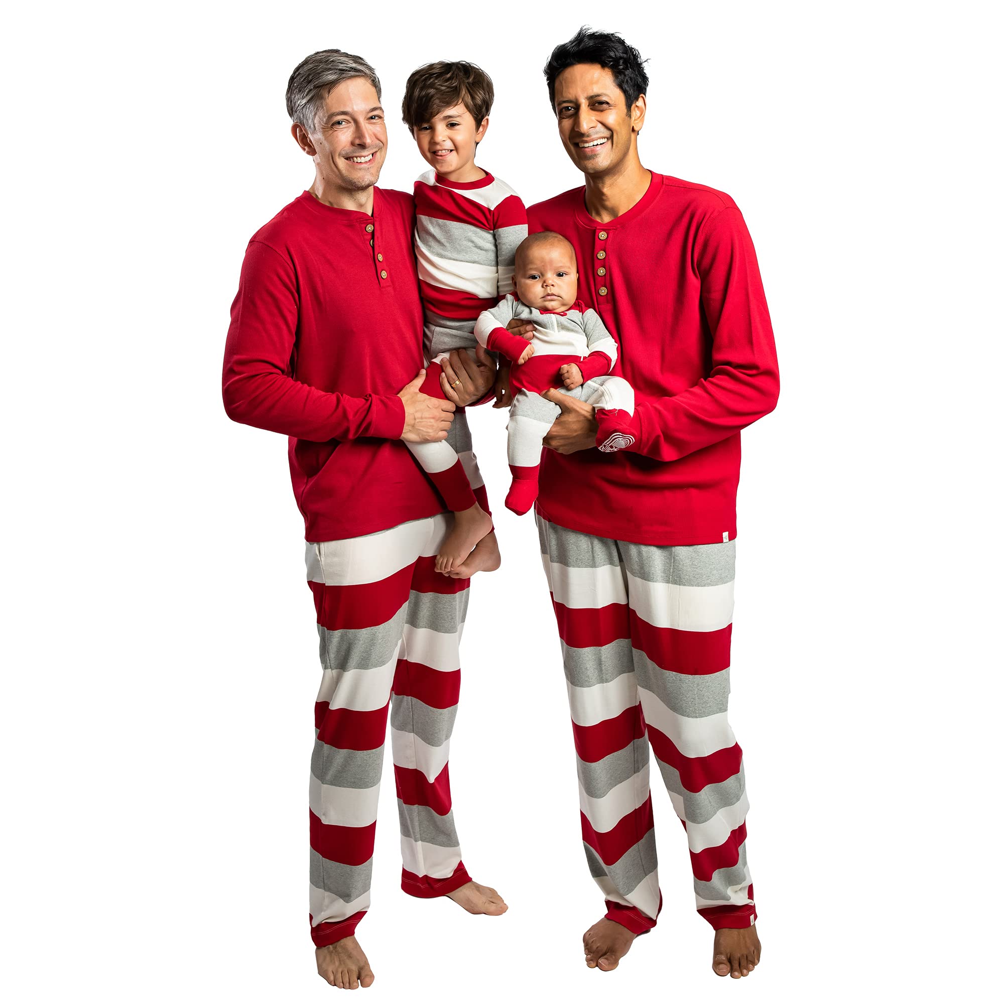 Burt's Bees Baby Matching Family Jammies, Organic Cotton Holiday Pajamas for Kids, Adults, & Pets, Perfect for Family Photos