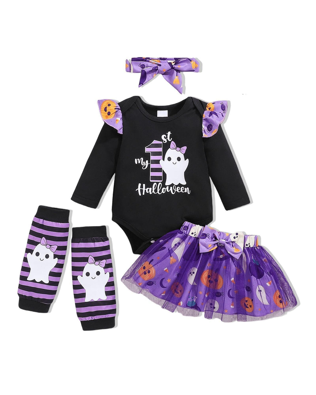 Newborn Infant Clothes Baby Girl Dress Summer Toddler Outfit Cute Girl Romper Skirt Set+Headband WEBE CLOTHING