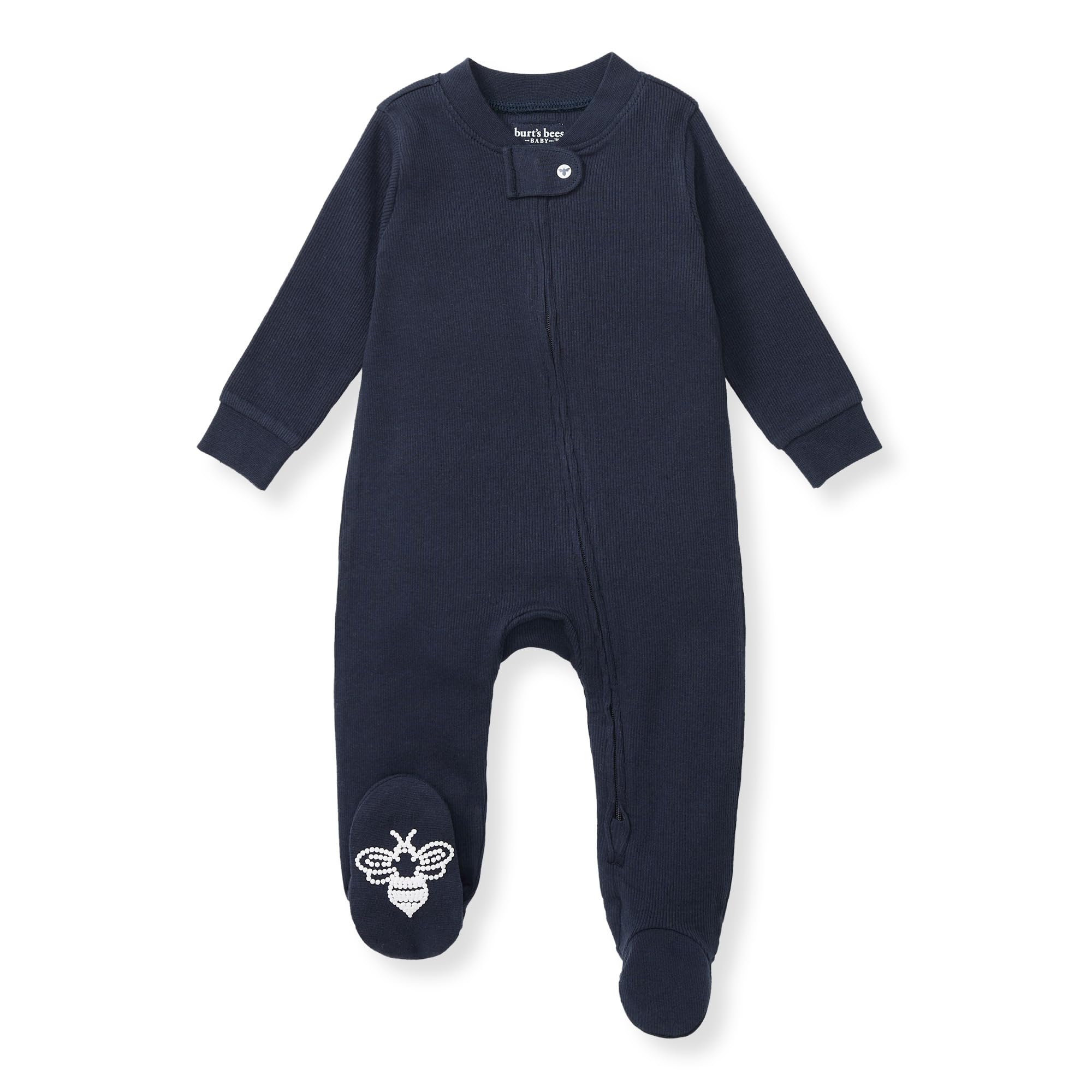 Burt's Bees Baby Organic Cotton Sleep and Play Footed Pajamas for Boys