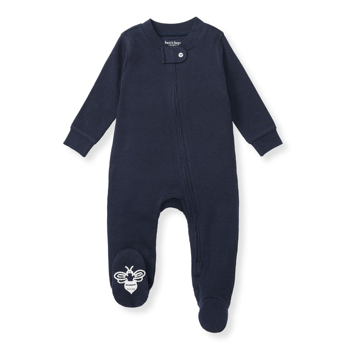 Burt's Bees Baby Organic Cotton Sleep and Play Footed Pajamas for Boys