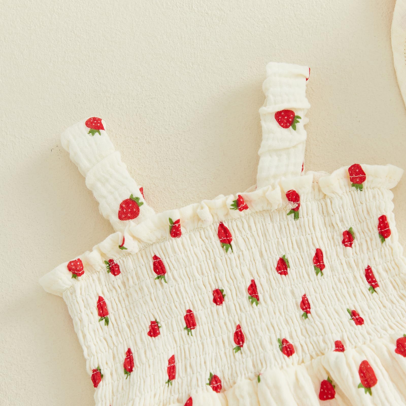 Mubineo Baby Girl Clothes Summer Dress Cotton Linen Romper Sleeveless Smocked Rompers Sun Dress Hat Skirt Boho Outfits WEBE CLOTHING