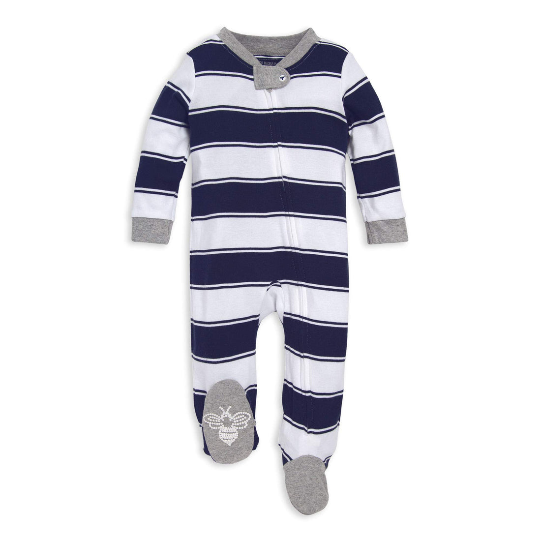 Burt's Bees Baby Organic Cotton Sleep and Play Footed Pajamas for Boys