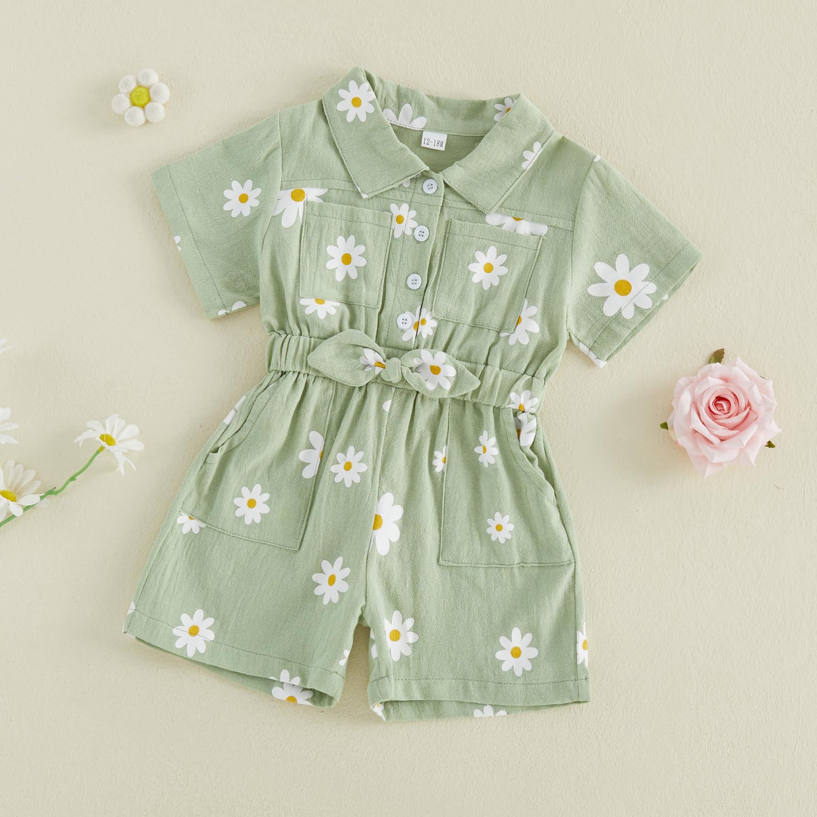 Summer Toddler Girl Jumpsuit Shorts Little Girl Overalls Clothes Baby Jean Romper Jumpsuit One Piece Outfit WEBE CLOTHING