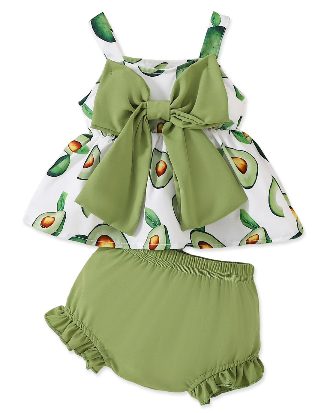 Newborn Baby Girl Clothes Summer Outfits Infant Ruffle Sleeveless Cute Bow Tank Tops 3 6 12 18 Months WEBE CLOTHING