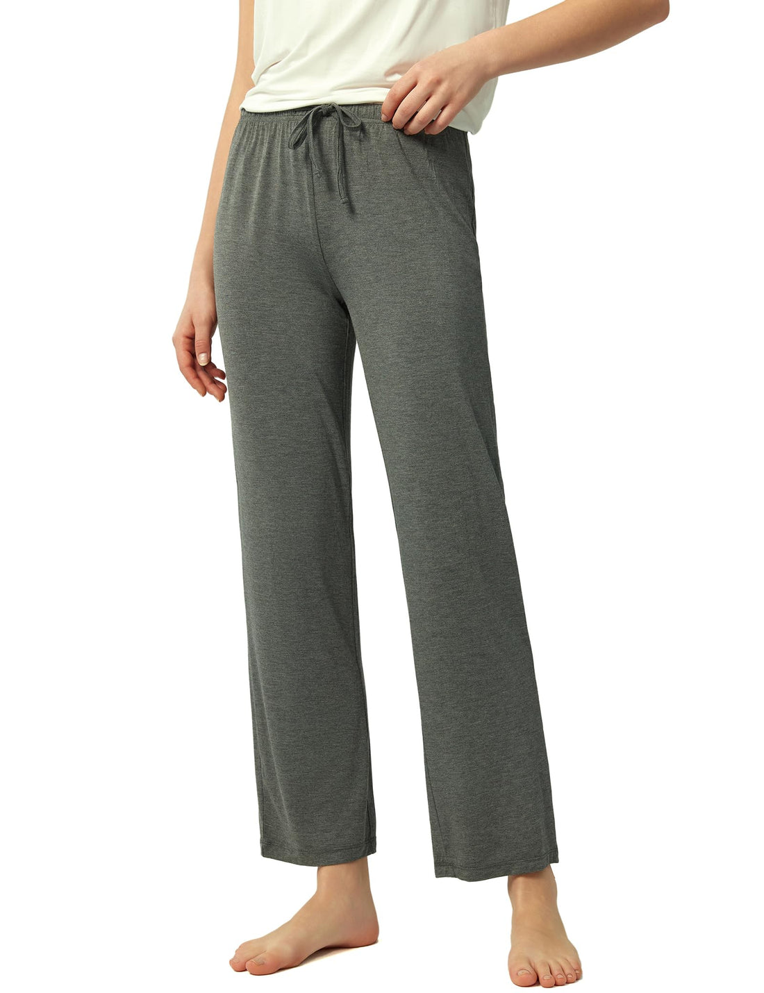 GYS Bamboo Viscose Women's Pajama Pants, Lightweight Comfy Casual Lounge Yoga Pants, Pj Bottoms Sleep Pants with Drawstring