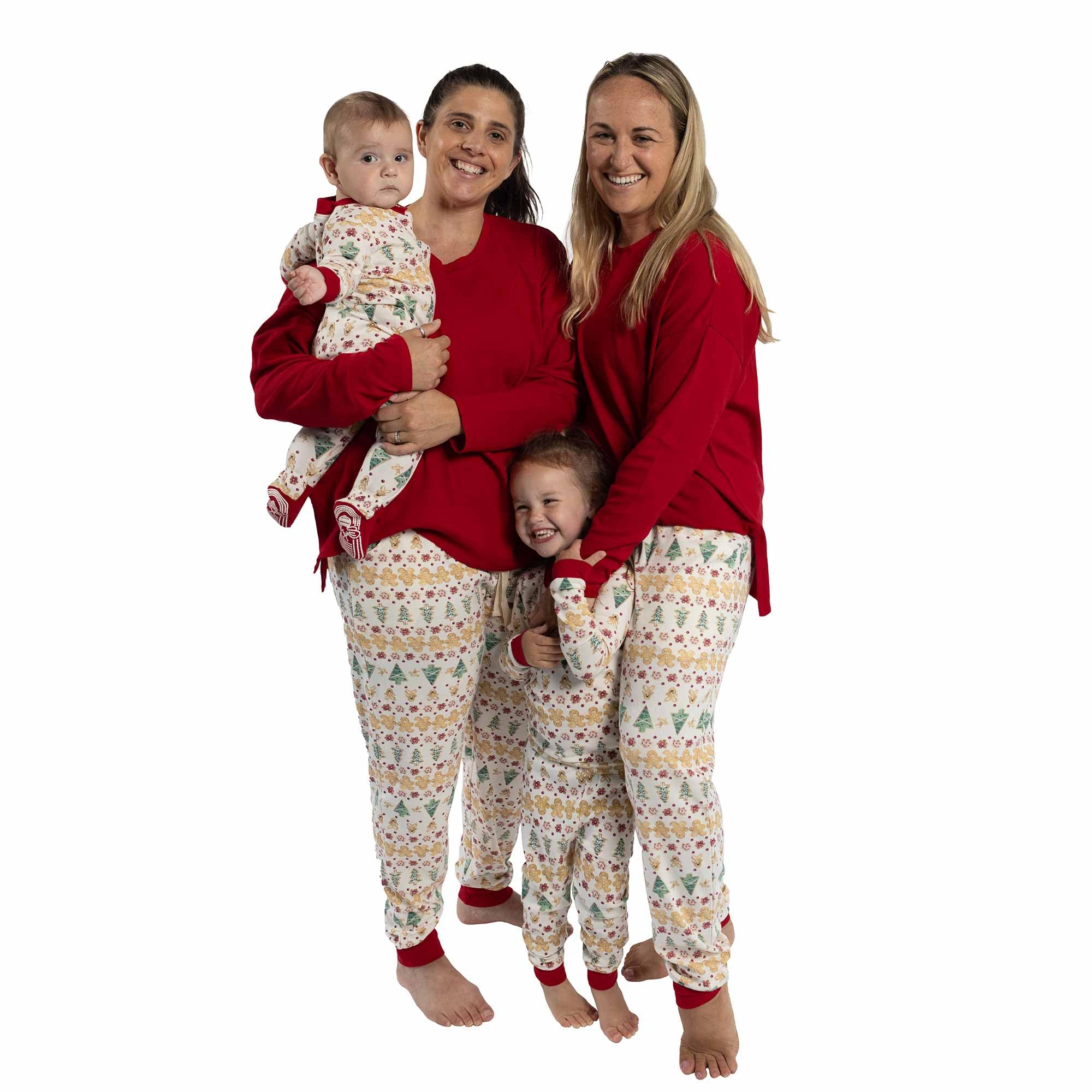 Burt's Bees Baby Matching Family Jammies, Organic Cotton Holiday Pajamas for Kids, Adults, & Pets, Perfect for Family Photos