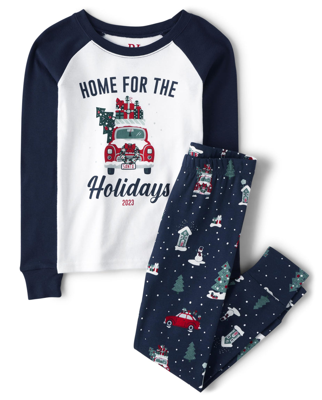 The Children's Place Kids' Family Matching, Festive Christmas Pajama Sets, Cotton WEBE CLOTHING