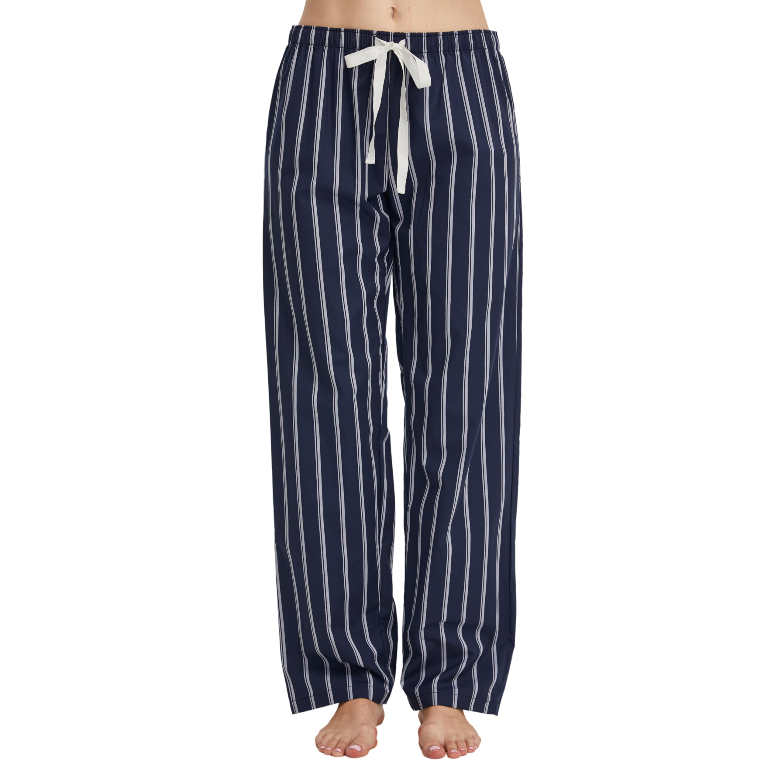 CYZ Women's 100% Cotton Woven Poplin Sleep Pajama Pants