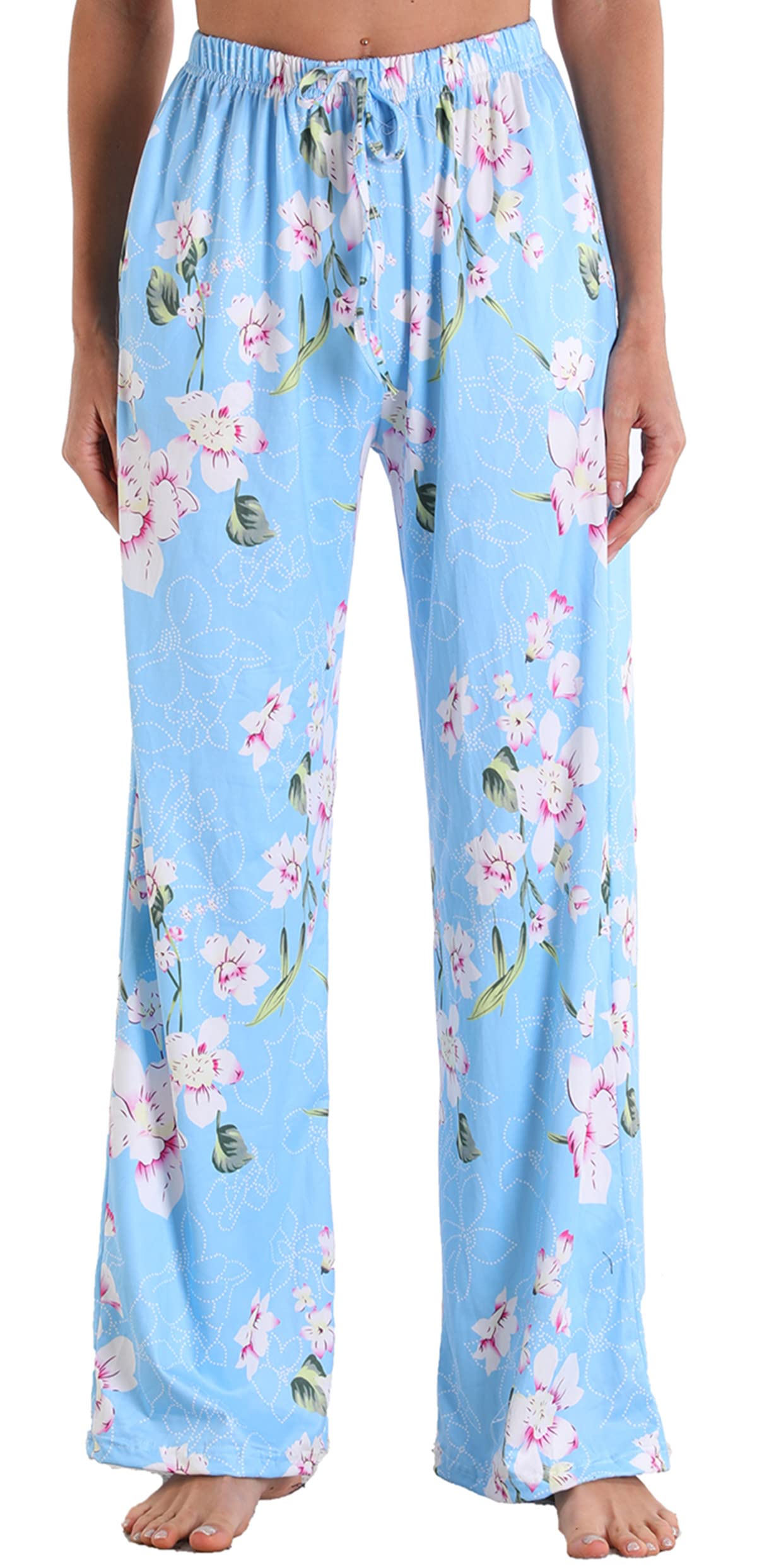 X-Image Women Comfy Casual Pajama Pants with Pockets & Drawstring