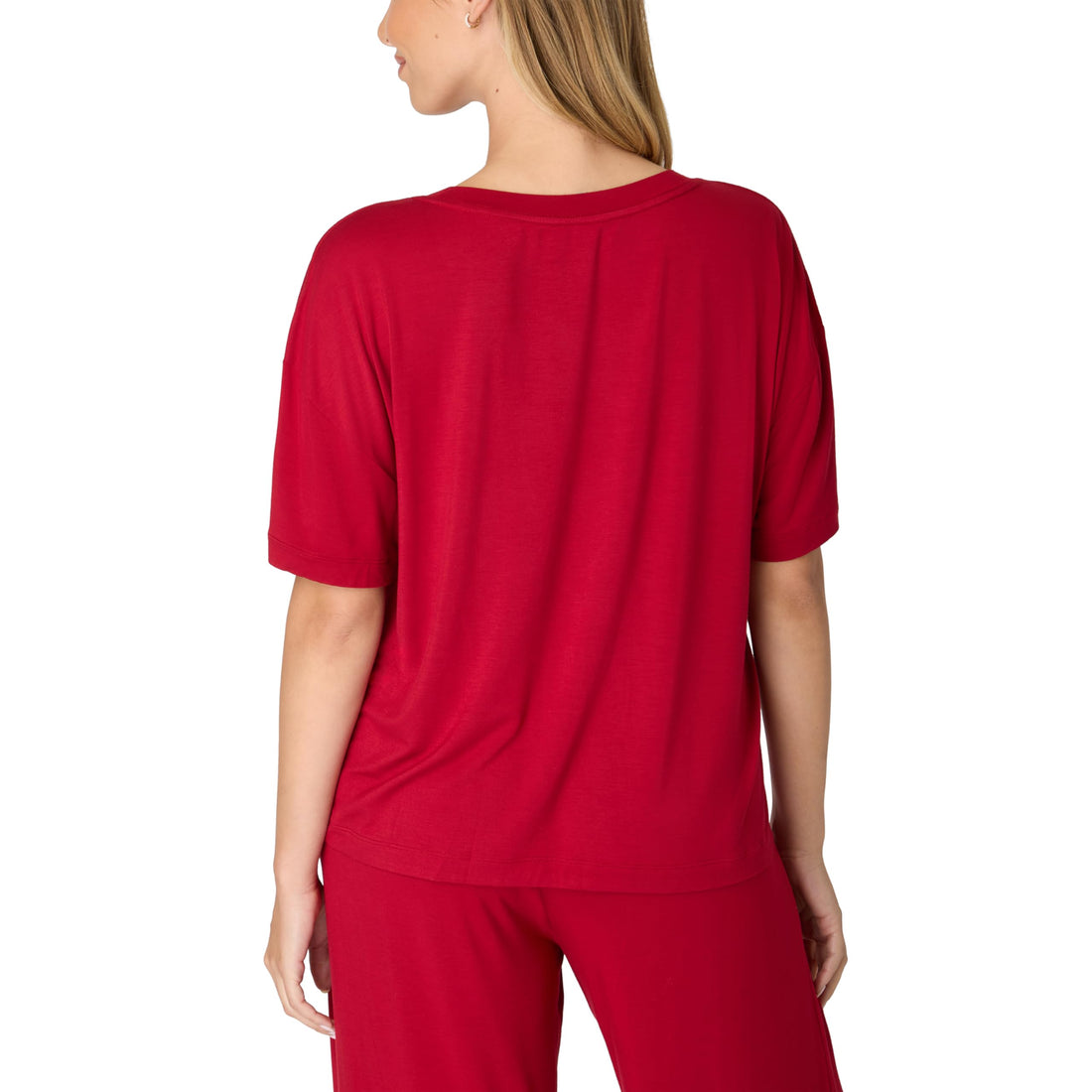 Bali Women's Sleepwear T-Shirt, Breathe Short-Sleeve Pajama Tee, Boxy Sleepwear Tee for Women WEBE CLOTHING
