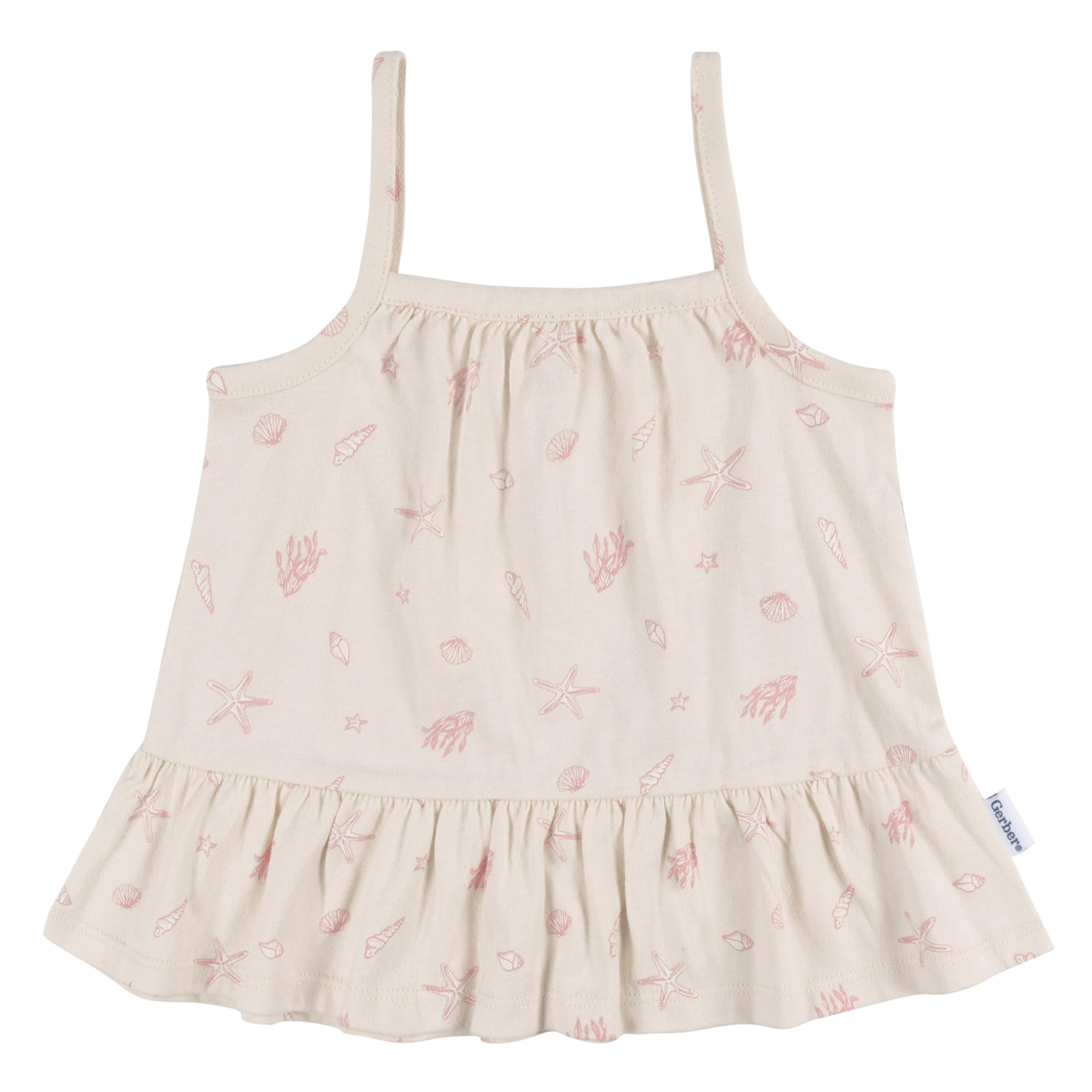 Gerber Baby Girls' Sleeveless Tunic Top and Diaper Cover Set WEBE CLOTHING