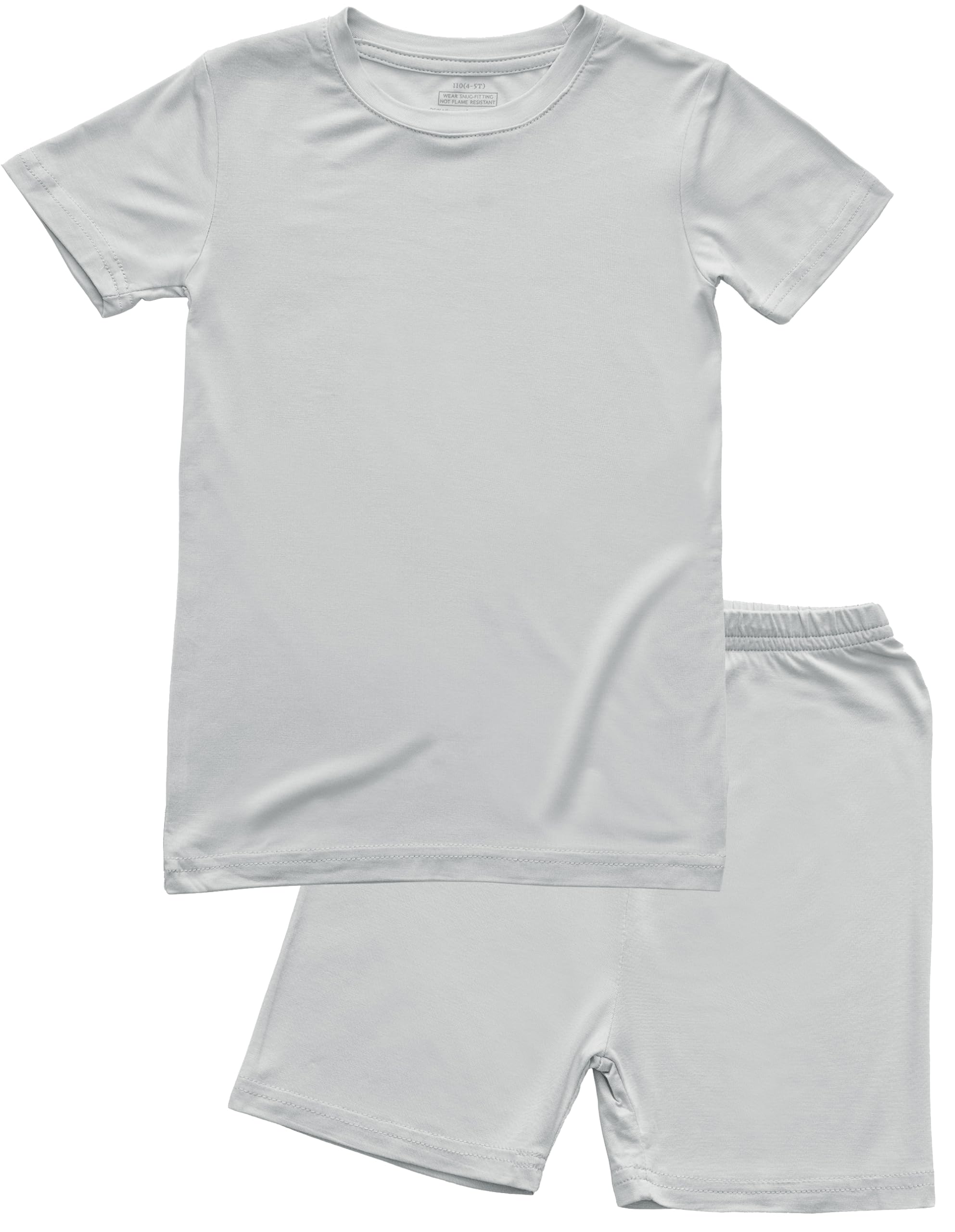 BABY 2T-10Y Toddler Kids Girls Boys Soft Comfy 2pcs Set Short Sleeve Shirts and Pants Sets