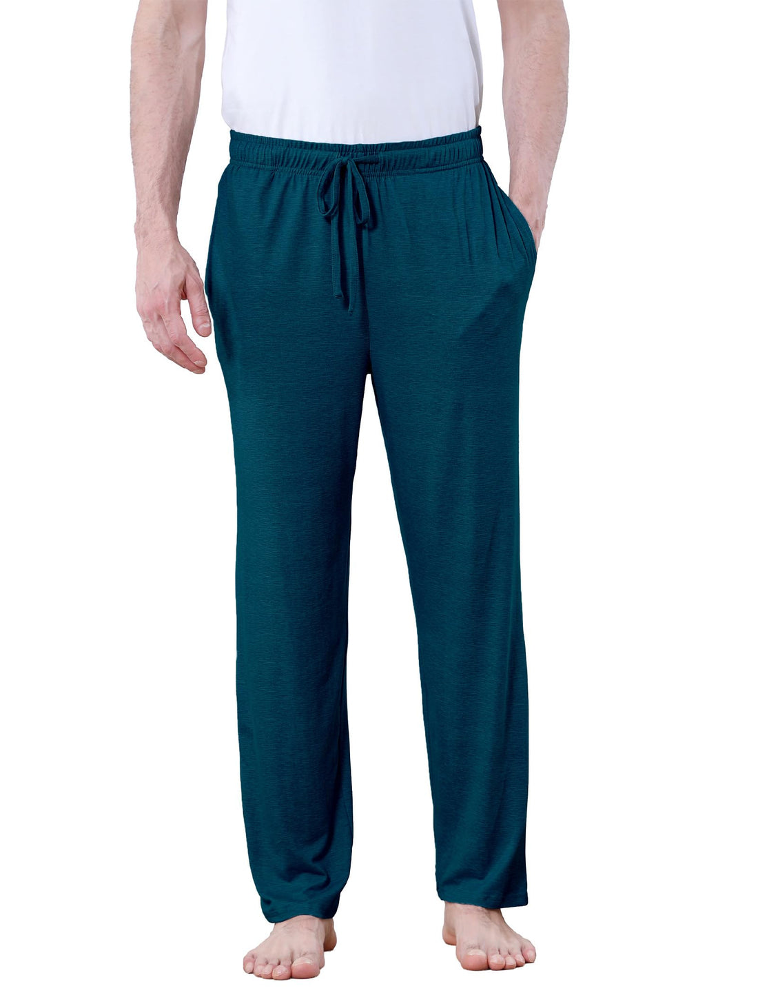 DITOK Men's Lightweight Pajama Pants Soft Lounge Sleep Joggers Adjustable Drawstring & Pockets All-Season Sleepwear