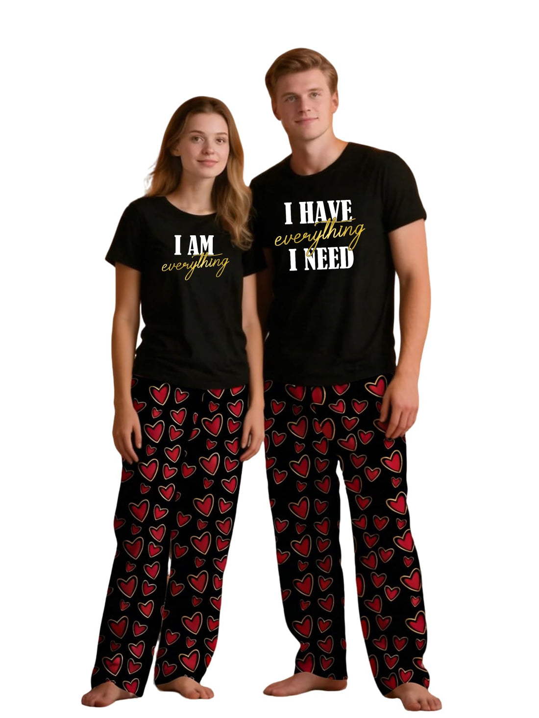 Couples Pajamas, Matching PJS for Couples, His and Hers Jammies, Wife and Husband Sets (Sold Separately)
