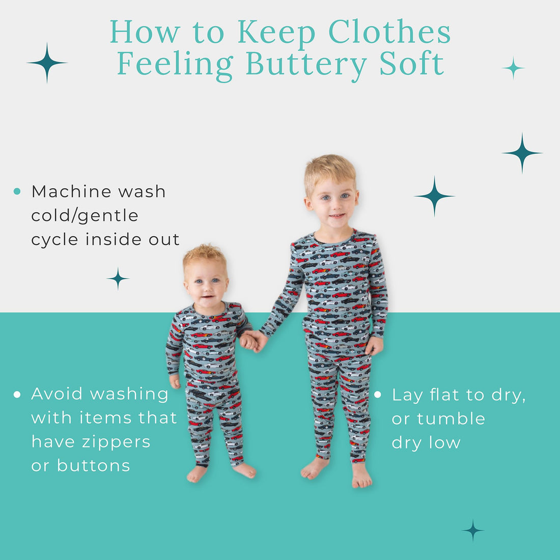 Posh Peanut Boys Pajamas - PJs for Kids Made of Soft Viscose from Bamboo, Long Sleeve Toddler PJs & Matching Boys Pajama Sets WEBE CLOTHING
