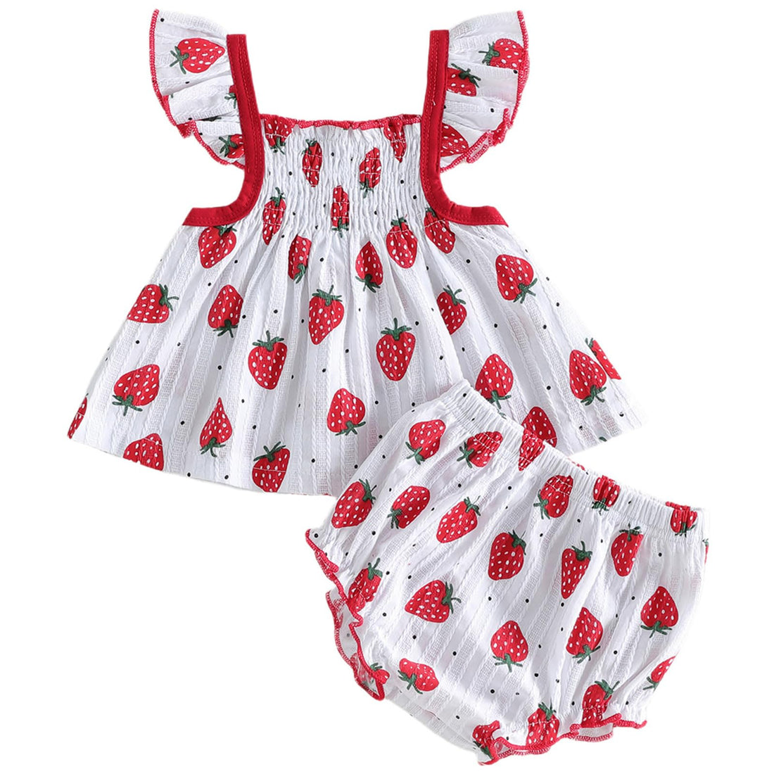 Mubineo Baby Girl Summer Clothes Cute Ruffle Tops Dress Shorts Outfits Set Infant Toddler Shirt Bloomers Princess Outfit WEBE CLOTHING