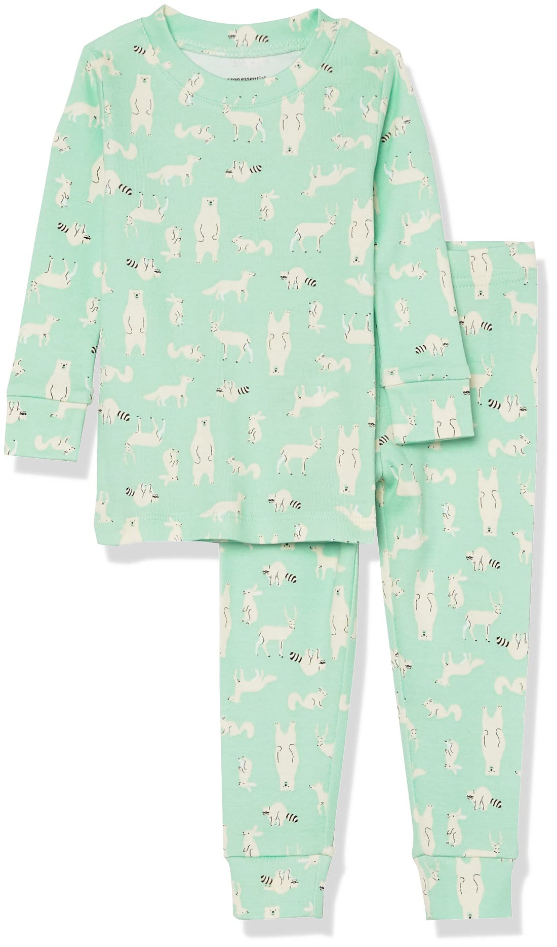 Amazon Essentials Babies, Toddlers and Boys' Snug-Fit Cotton Pajama Set, Multipacks