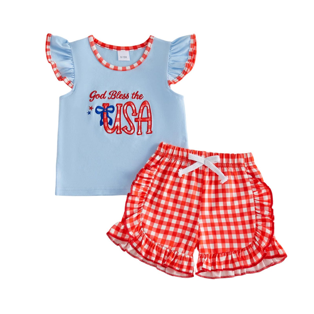 Toddler Baby Girl Summer Clothes T-Shirt Shorts Set Cute Outfits | Toddler Baby Girl Summer Clothes Short Sleeves T-Shirt Tops and Ruffled Shorts Set Cute Summer Outfits 2Pcs WEBE CLOTHING