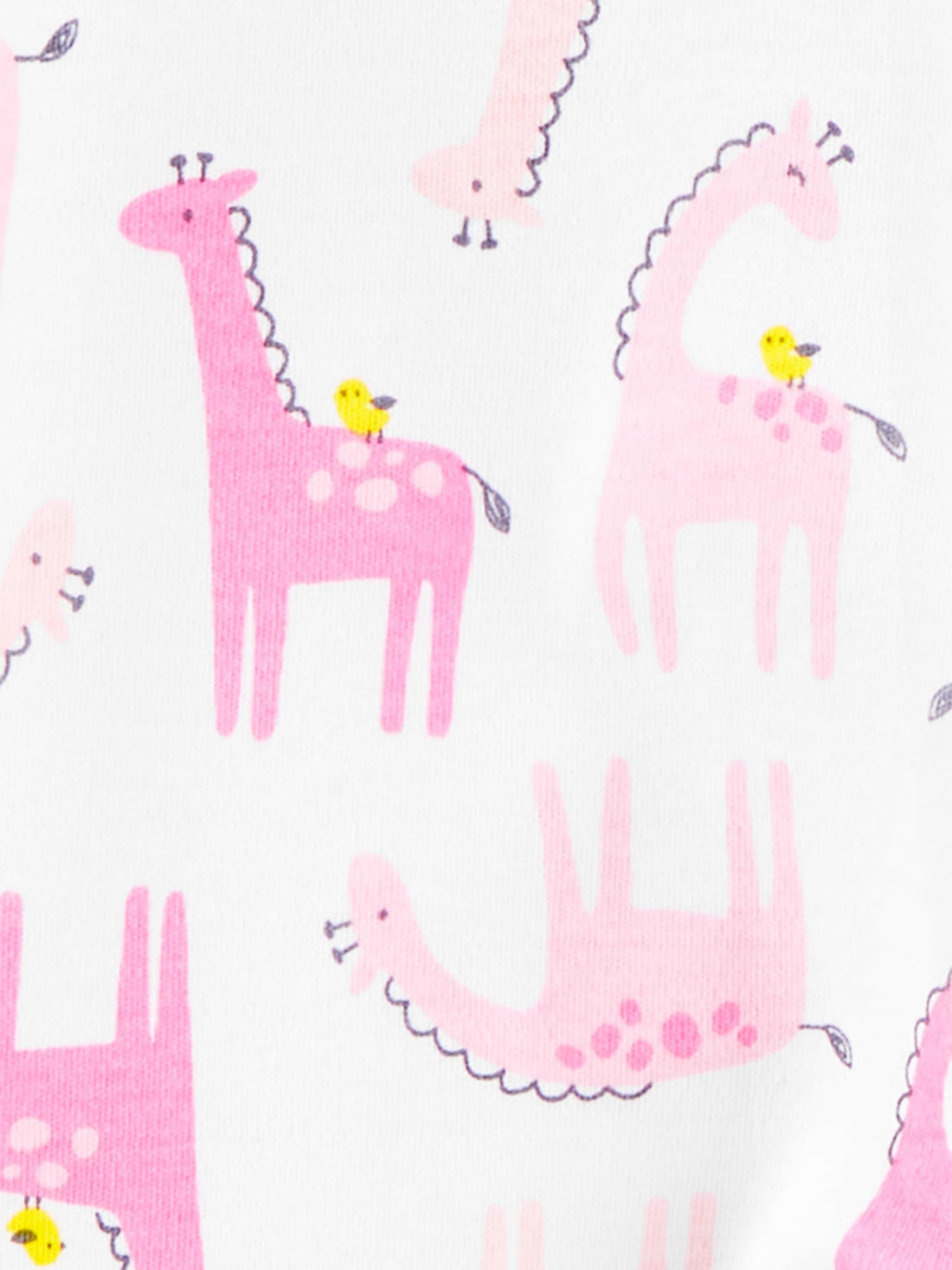 Simple Joys by Carter's Baby Girls' Cotton Footed Sleep and Play, Pack of 2