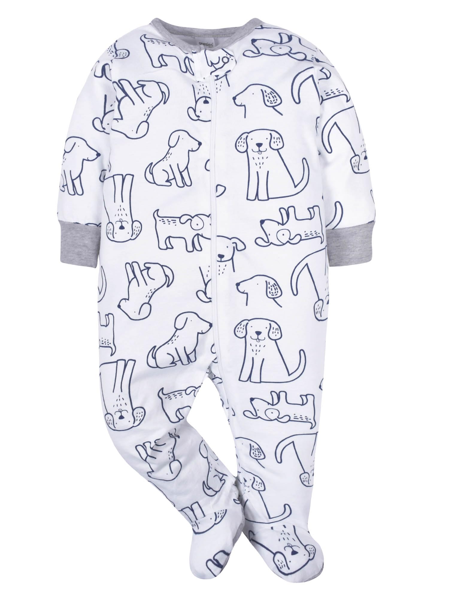 Onesies Brand Baby Boys 4-Pack Sleep 'N Play Footies