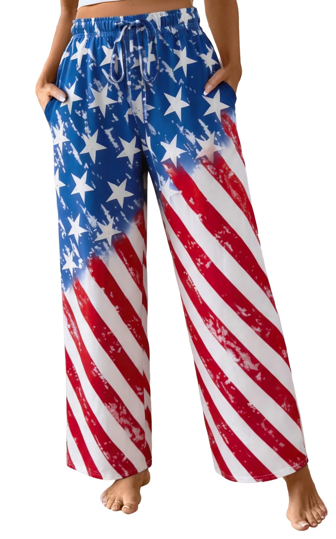X-Image Women Comfy Casual Pajama Pants with Pockets & Drawstring