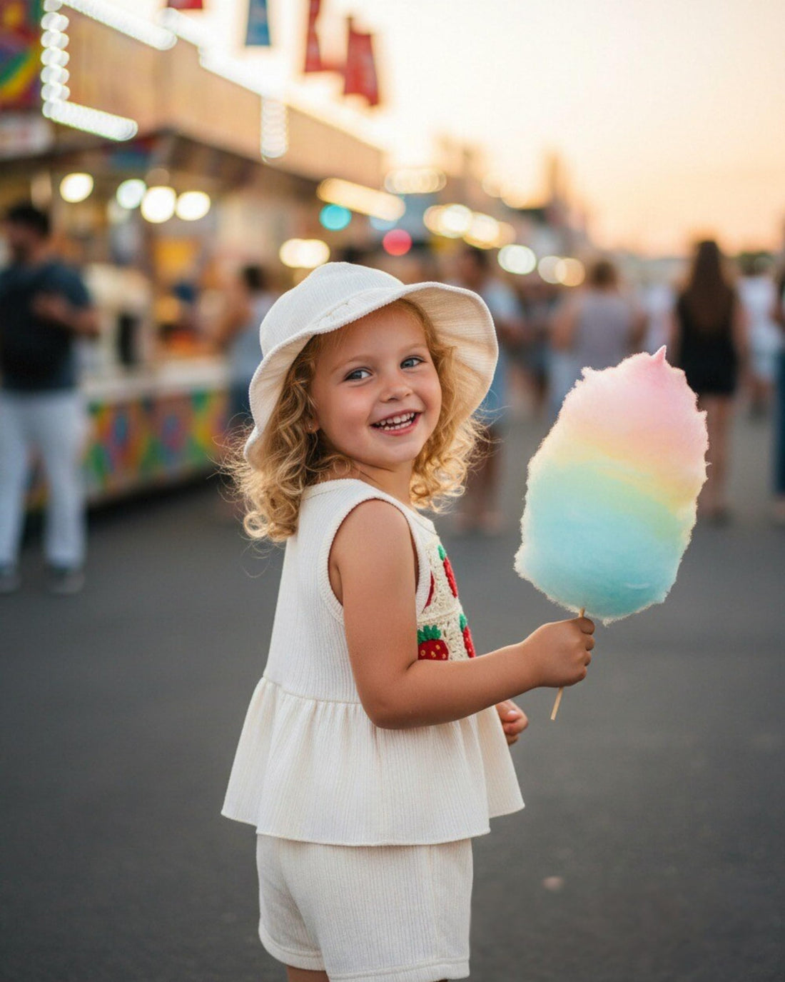 SODLON Baby Girl Clothes Infant Toddler Summer Outfits Clothing Sleeveless Ruffle Tank Top Shorts Sets with Hat for Girls WEBE CLOTHING
