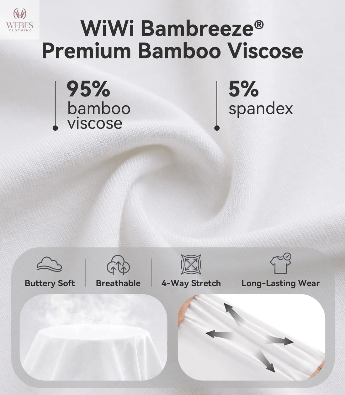 WiWi Bamboo Viscose Shirts for Women, Super Soft Short Sleeve Sleep Pajama Tops, Cooling Satin V Neck Summer Lounge Wear
