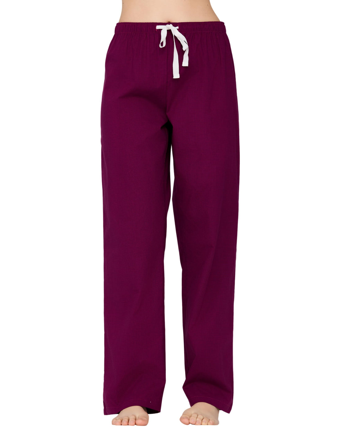 CYZ Women's 100% Cotton Woven Poplin Sleep Pajama Pants