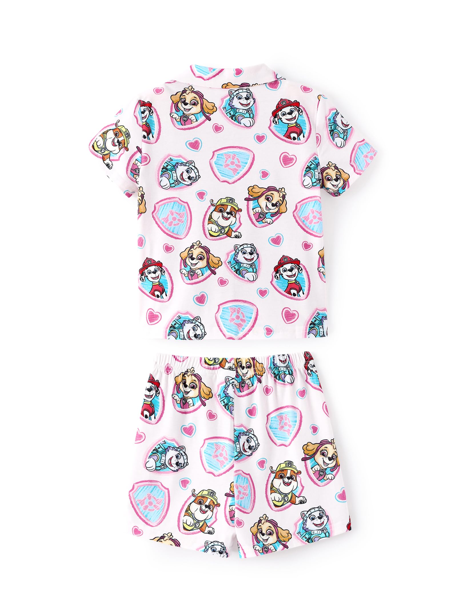 Paw Patrol Garfield SpongeBob Family Matching Classic Short Sleeve Cartoon Graphic Pajama Family Outfit