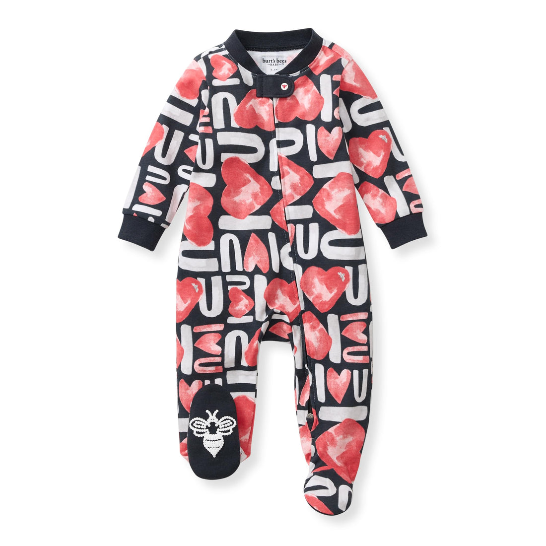 Burt's Bees Baby Organic Cotton Sleep and Play Footed Pajamas for Boys
