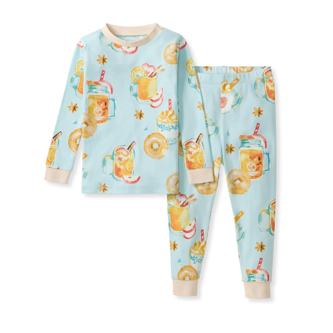 Burt's Bees Baby Organic Cotton Pajamas for Girls,100% Cotton Pajama Set