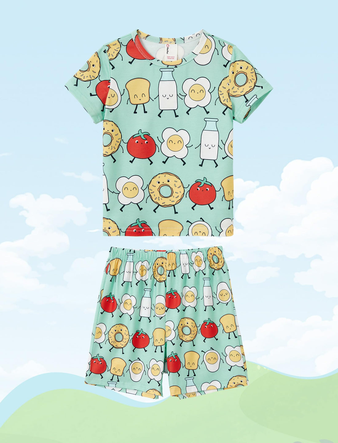 PATPAT Family Matching Short Sleeve Pajama Sets - Perfect for Family Photos & Holiday Celebrations WEBE CLOTHING