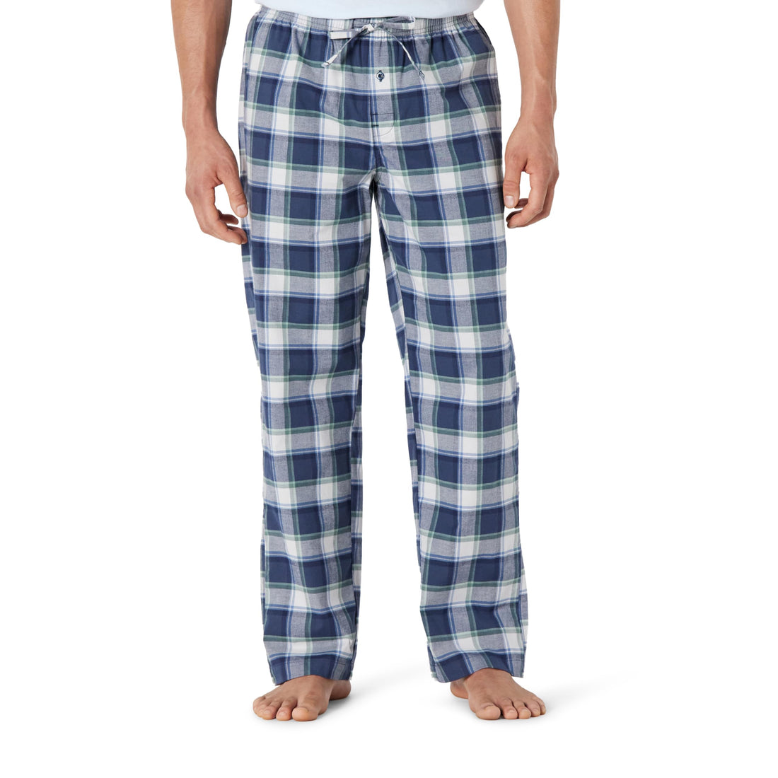 Amazon Essentials Men's Cotton Poplin Straight-Fit Pajama Pants with Pockets, Elastic Waist, Drawstring WEBE CLOTHING