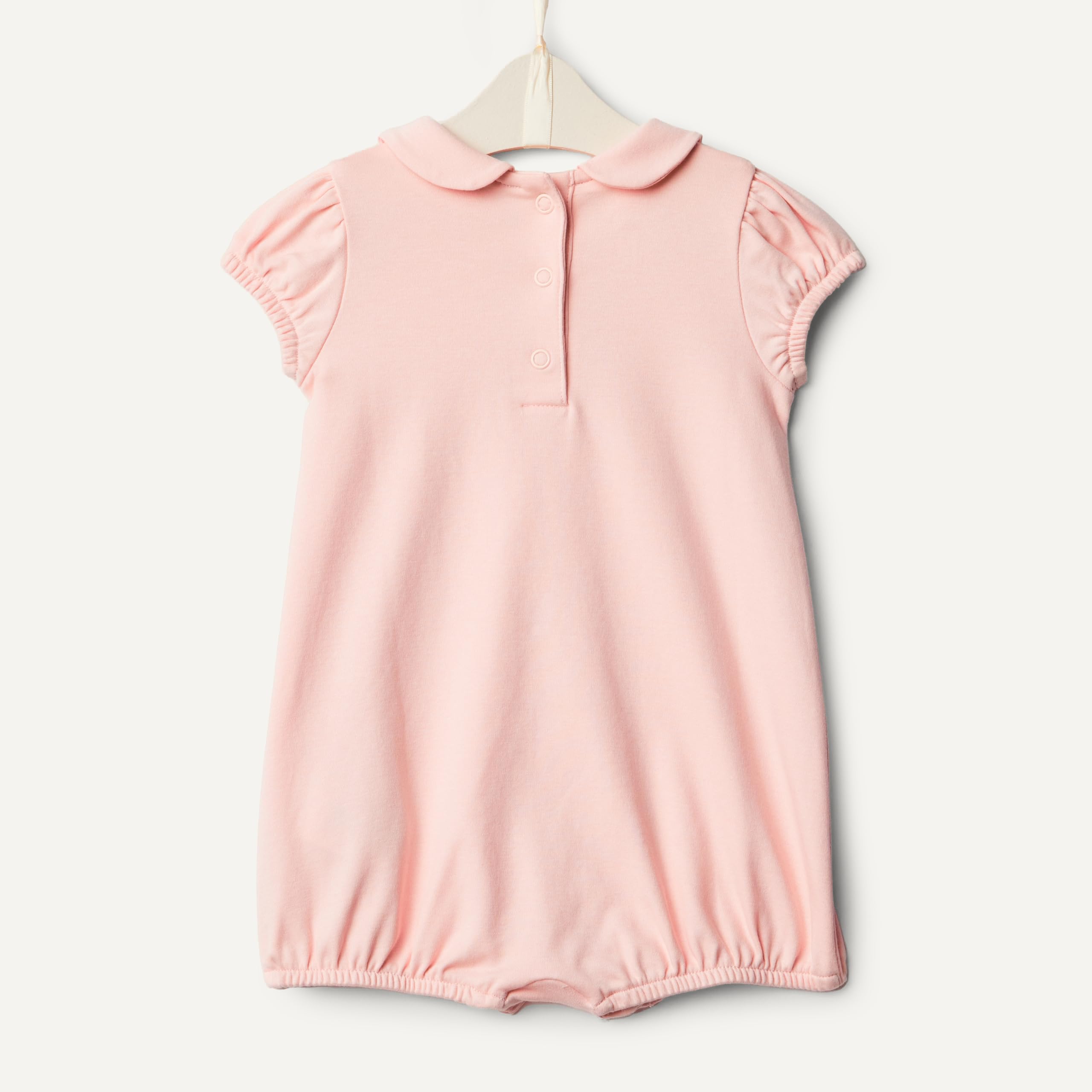 Amazon Essentials x Sofia Grainge Baby Girls' Cotton Short Sleeve Romper with Peter Pan Collar WEBE CLOTHING