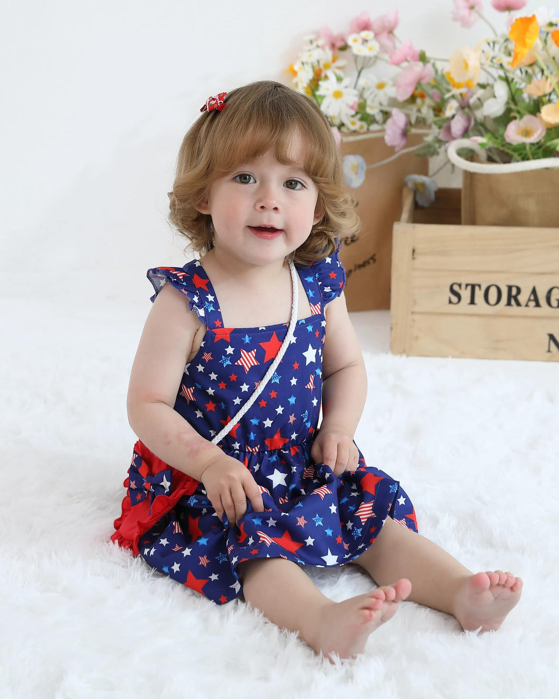 Mioglrie Baby Girl Clothes Newborn Dress Summer Toddler Girls' Clothing Casual Sundress with Cute Bag Infant Outfits WEBE CLOTHING