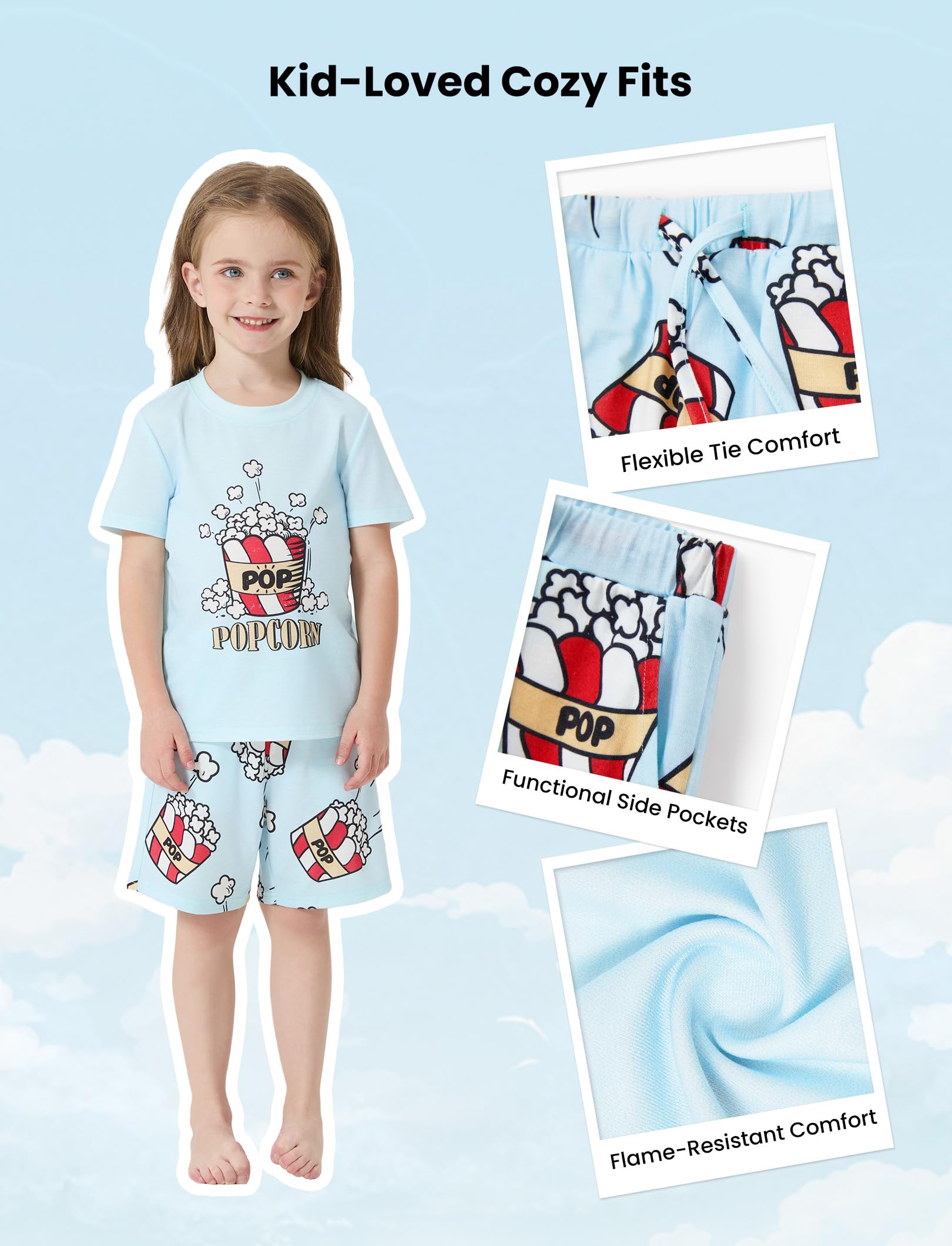 PATPAT Family Matching Short Sleeve Pajama Sets - Perfect for Family Photos & Holiday Celebrations WEBE CLOTHING